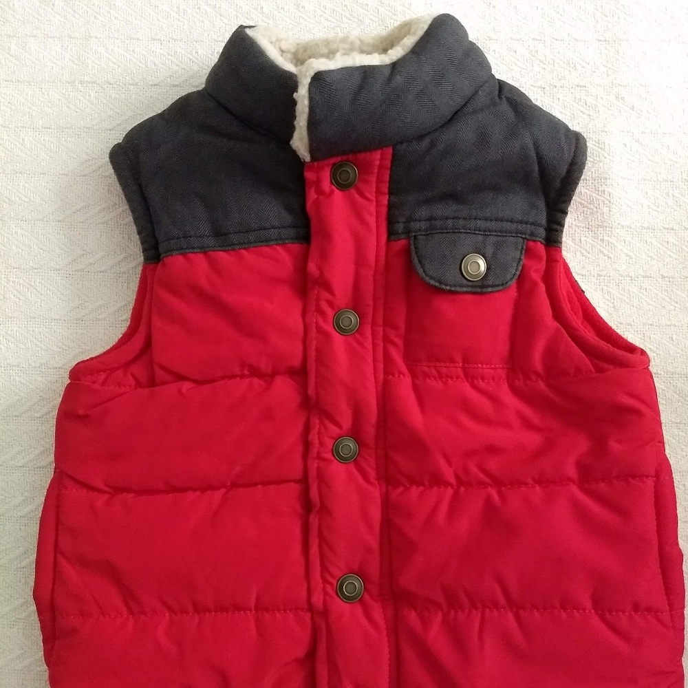 Red Puffer Vest